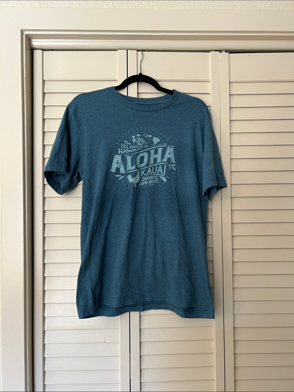 Blue Aloha Kauai Graphic Tee - Size M